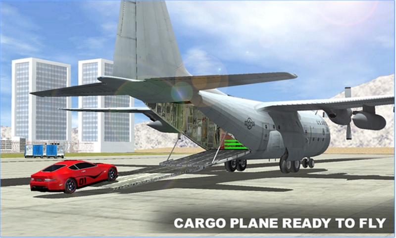 飞机汽车运输车3D 第2张