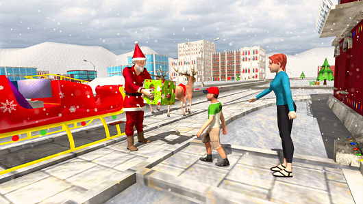 新的圣诞老人礼物交付模拟器2020 第3张